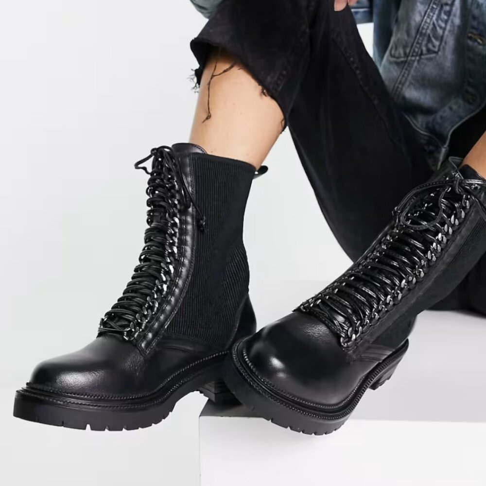 NWT Simply Be Chelsea Boots Size 8W